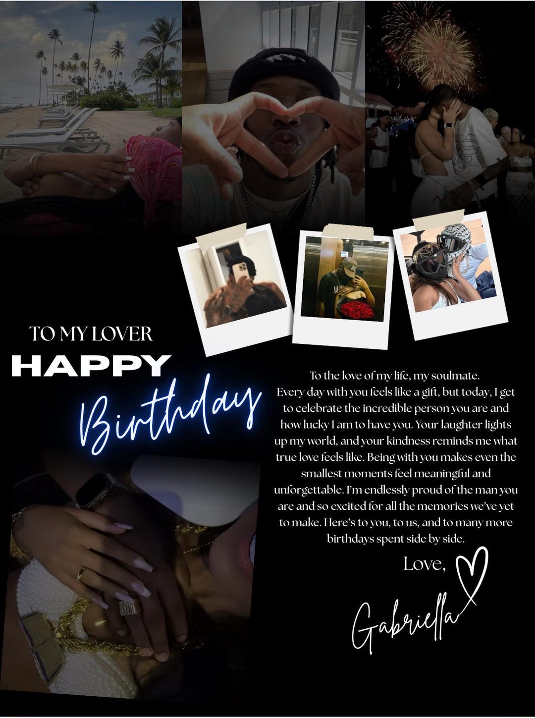 Customizable Birthday Poster Template 12x16 Editable Design PDF customizable-birthday-poster-template-12x16-editable-design-pdf