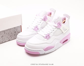 Pink Oreo Jordan 4 - Basketball shoes , Men Sneakers, Women Sneakers, gift for children