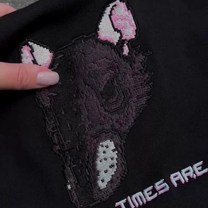 Hotline Miami Richter T-Shirt – Embroidered Rat Mask – Rasmus – Indie Game Tee