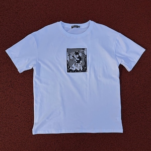 Toji Fushiguro Embroidered Tee – Jujutsu Kaisen Manga Panel Shirt, White Heavyweight Anime Shirt
