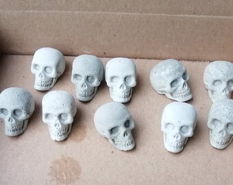 Tiny Concrete Skull