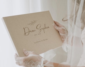 Custom Letters to the Bride Scrapbook, Hen Do Scrapbook, Bachelorette Party Memory Book, Marriage Advice for the Bride — 120 Pages