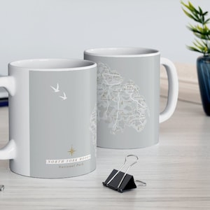 North York Moors National Park Map Mug 11oz.