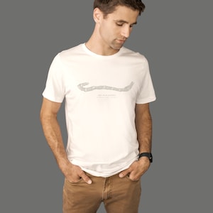 T-shirt homme St Andrews Links. 100 % coton biologique, T-shirt Old Course pour hommes. Cadeau St Andrews Links.  T-shirt Old Course. T-shirt de golf
