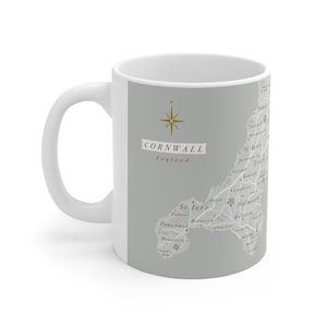 Cornwall Map Tasse 11oz