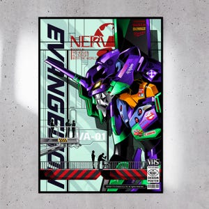 Eva 01 Poster - Etsy