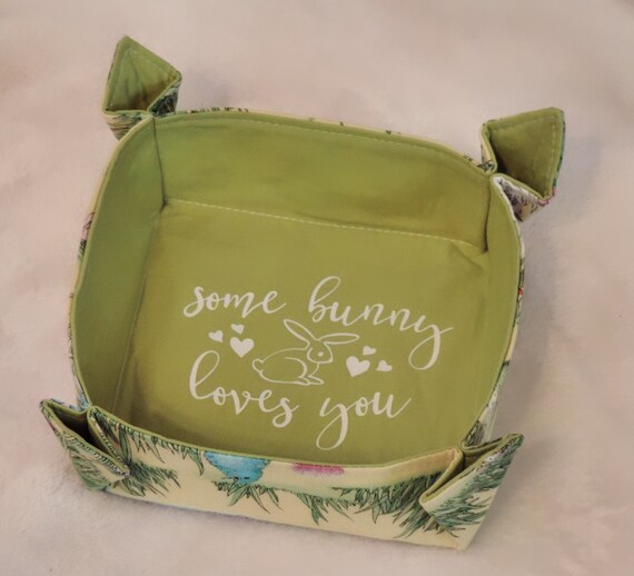 easter basket for adults, some bunny loves you, easter tray, basket alternative, easter desk decoration, easter gift for women, spring decor