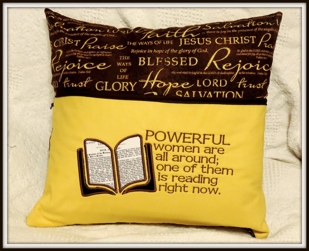 Christian Reading Pillow Bible Pillow Religious Gift Gift Etsy