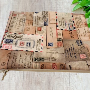 postal cosmetic bag, postal worker appreciation, usps gift, usps appreciation,  mail toiletry bag, postmark make up bag, postal worker gift