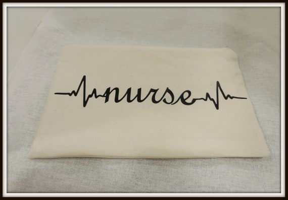 nurse cosmetic bag, medical gift, nurse bag, heart nurse bag, love nursing gift, nursing student gift, nurse gift, gift for nurse