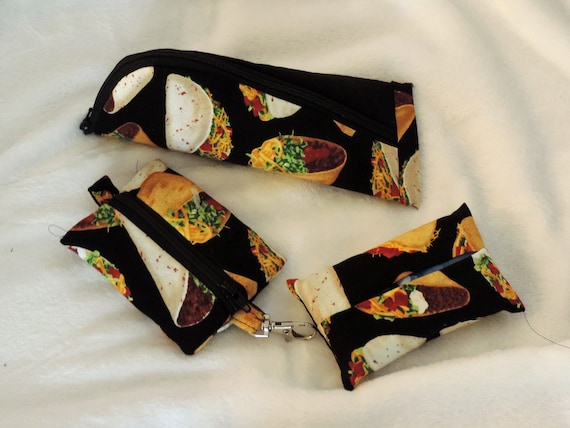 taco purse accessories, taco lover gift, taco gifts for women, taco sunglass case, mexican food lover gift