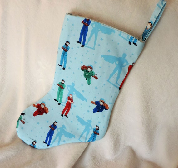 Medical Christmas stocking, unique Christmas stocking, stocking for doctor, gift for nurse, , gift for doctor, bsn gifts