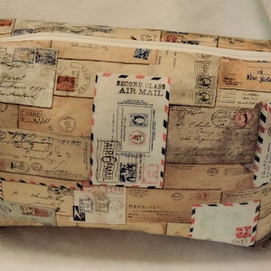 postal boxy bag, mail carrier gift, USPS toiletry bag, gift for postal worker, mail carrier appreciation gift, postal worker cosmetic bag