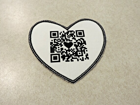 secret message, wedding patch, qr reader message, personalized tie patch, gift for groom