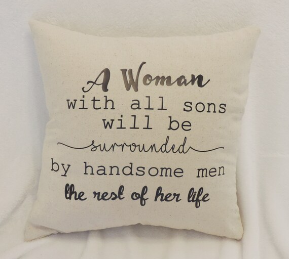 woman with all sons, mom with sons, mom with all boys, all boy family, mom raising boys gift, all boys gift, boy baby shower,