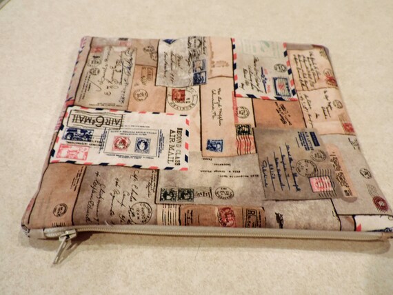 postal cosmetic bag, postal worker appreciation, usps gift, usps appreciation, mail toiletry bag, postmark make up bag, postal worker gift