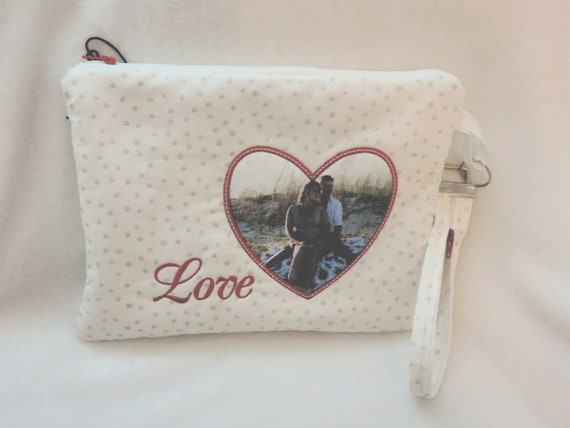 personalized Photo clutch, personalized valentine photo bag, bridal clutch, bridal purse personalized, gift for bride, bridal shower gift