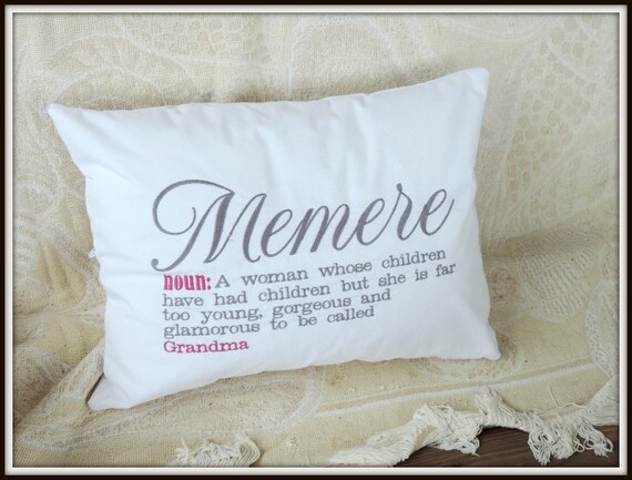 Memere pillow, Grandma definition pillow, Nonna pillow, nonnie, your name grandmother pillow, Lonna Pillow, De De pillow,