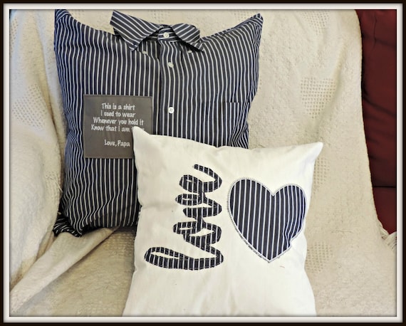 Memory pillow, Memory shirt, sympathy gift, loss of dad, grief gift, sympathy gift with photo, memorial gift dad, in memory of grandpa