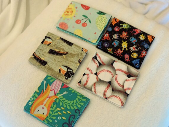 vaccination cardholder, fabric vaccination card holder, clear vinyl pocket for 3" x 4" CDC Vaccine Record Card, Handmade Vaccine Card Case