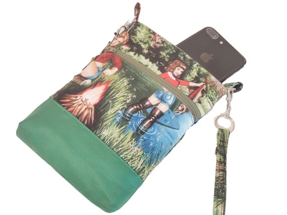 outdoorsy gift, girl fishing crossbody phone bag, girl camping, outdoor girl gift, outdoorsy gifts for women, date night bag
