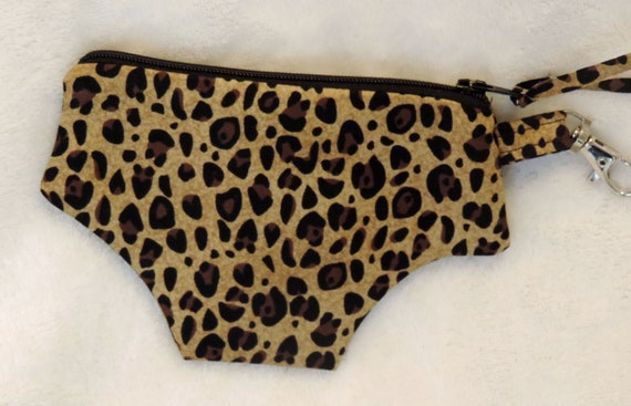 Panties pouch, panty coin purse, bikini coin purse, lipstick coin purse, cheeky gift, cheeky bikini, tampon period pouch, condom pouch