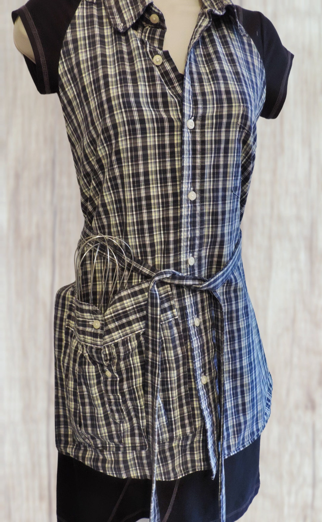 Memory Apron, Memory Shirt Apron Made From Clothing of Loved One ...