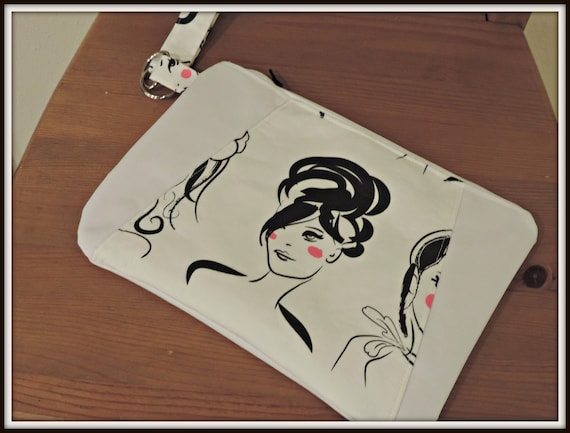 face wristlet, ladies face clutch, date night wristlet, birthday gift wristlet, lovely lady bag, fashion lover purse, fashionista gift purse