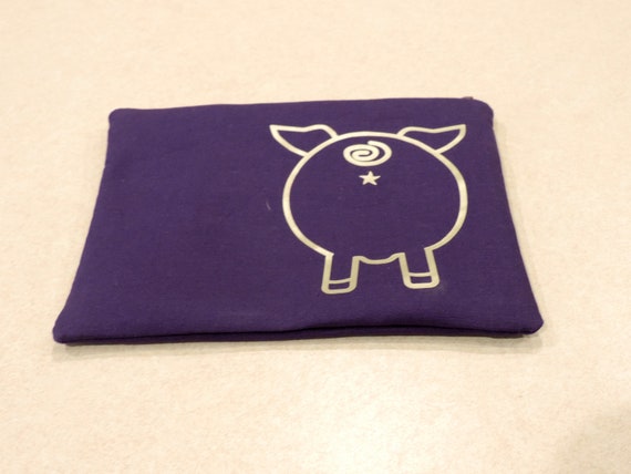 pig butt bag, pet pig lover gift, pig butt organizer bag, pig lover bag, pig cosmetic bag, pig lover gift