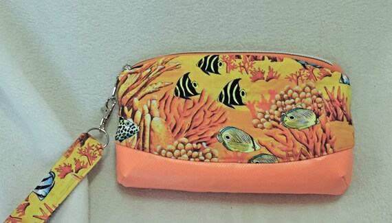 coral reef bag, summer clutch, coastal purse, beach purse, resort wear, vacation clutch