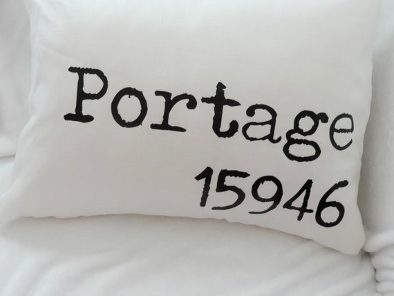 Zip code pillow, City and Zip Code Pillow, Address Pillow, agent Closing Gift, new home gift, Apalachicola,