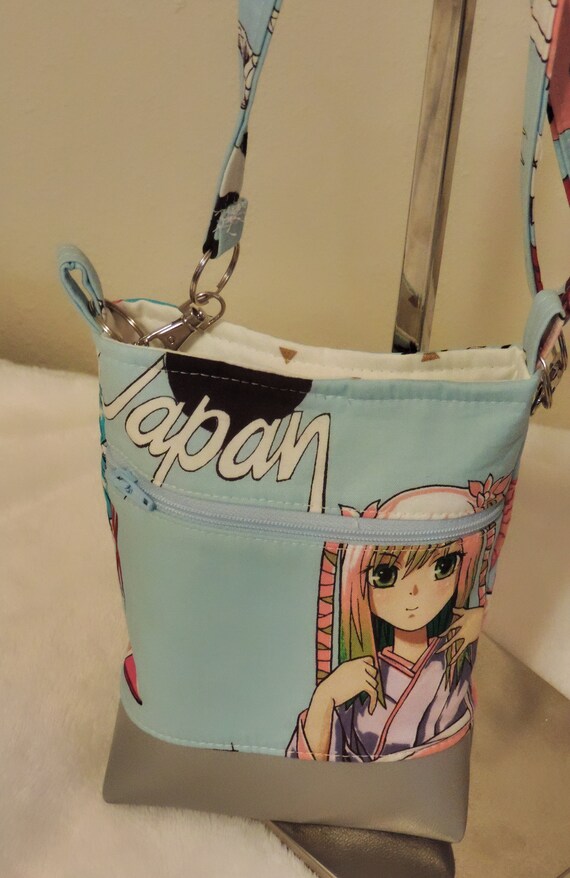 Kawaii phone pouch, crossbody phone bag, kidcore minimalist purse, date night bag, Japan phone bag, Asian decora bag, resort wear