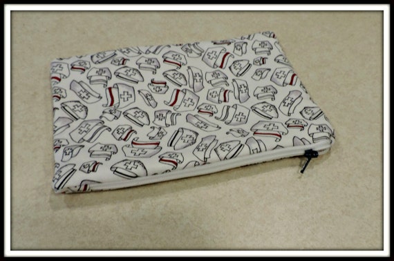 Nurse pouch, medical gift, nurse purse, nurse caps, nurse gift, nurse recognition, bsn gifts, nursing student gift, nurse student gift