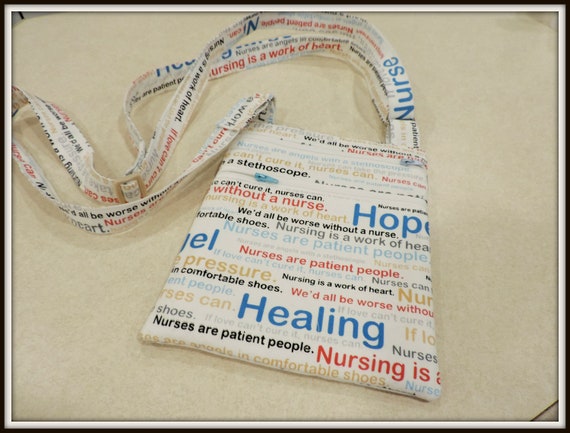 nurse crossbody bag, nurse word art bag, gift for nurse, nursing student gift, nurse thank you gift, nurse appreciation gift