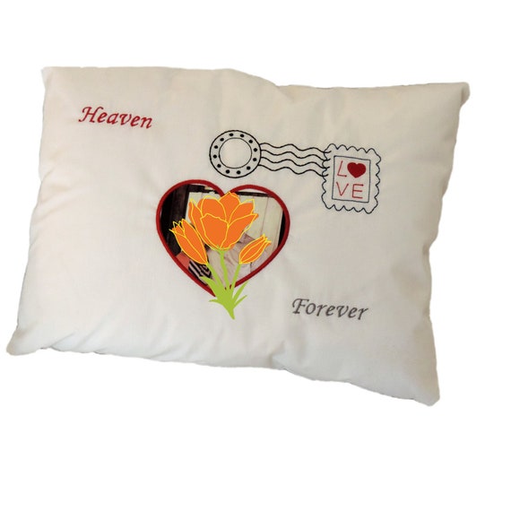 Photo postcard from home pillow, isolation gift, quarantine gift, sending love letter, letter from heaven, memory gift, gift for grandma