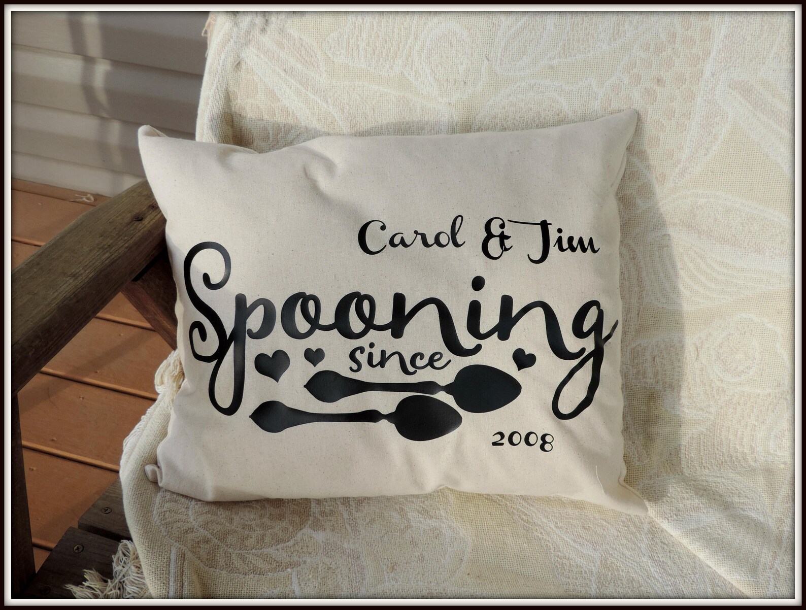 Spooning pillow set big spoon pillow little spoon pillow Etsy