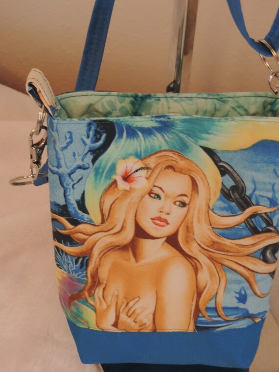 mermaid phone pouch, minimalist purse, date night bag, mermaid phone bag, resort wear