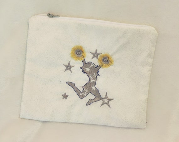 Cheer cosmetic bag, cheer coach gift bag, cheer mom gift, cheer football mom gift, gifts for cheerleader, cheer grad gift, cheer gift ideas
