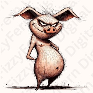 18 Evil Smiling Animals PNG + SVG | Funny Mischievous Creature Clipart Bundle | Transparent PNGs Files | Instant Download | Commercial use