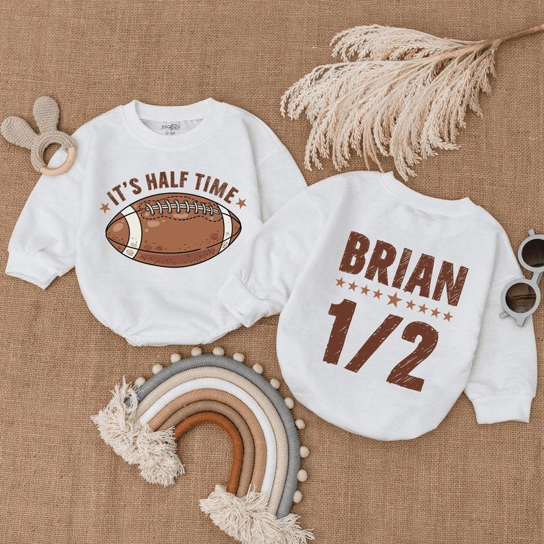 Baby Superbowl Outfit Girl Baby Boy Girl Football Outfit Game Day Jumpsuit Infant Bubble Football Sweatshirt Romper Bodysuit Fall Clothes P 156883319 Headbands Game