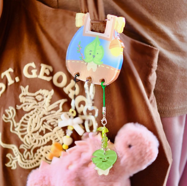 Peluche Korok - The Legend Of Zelda Tears Of The Kingdom - Sac à Dos Marron - Japon