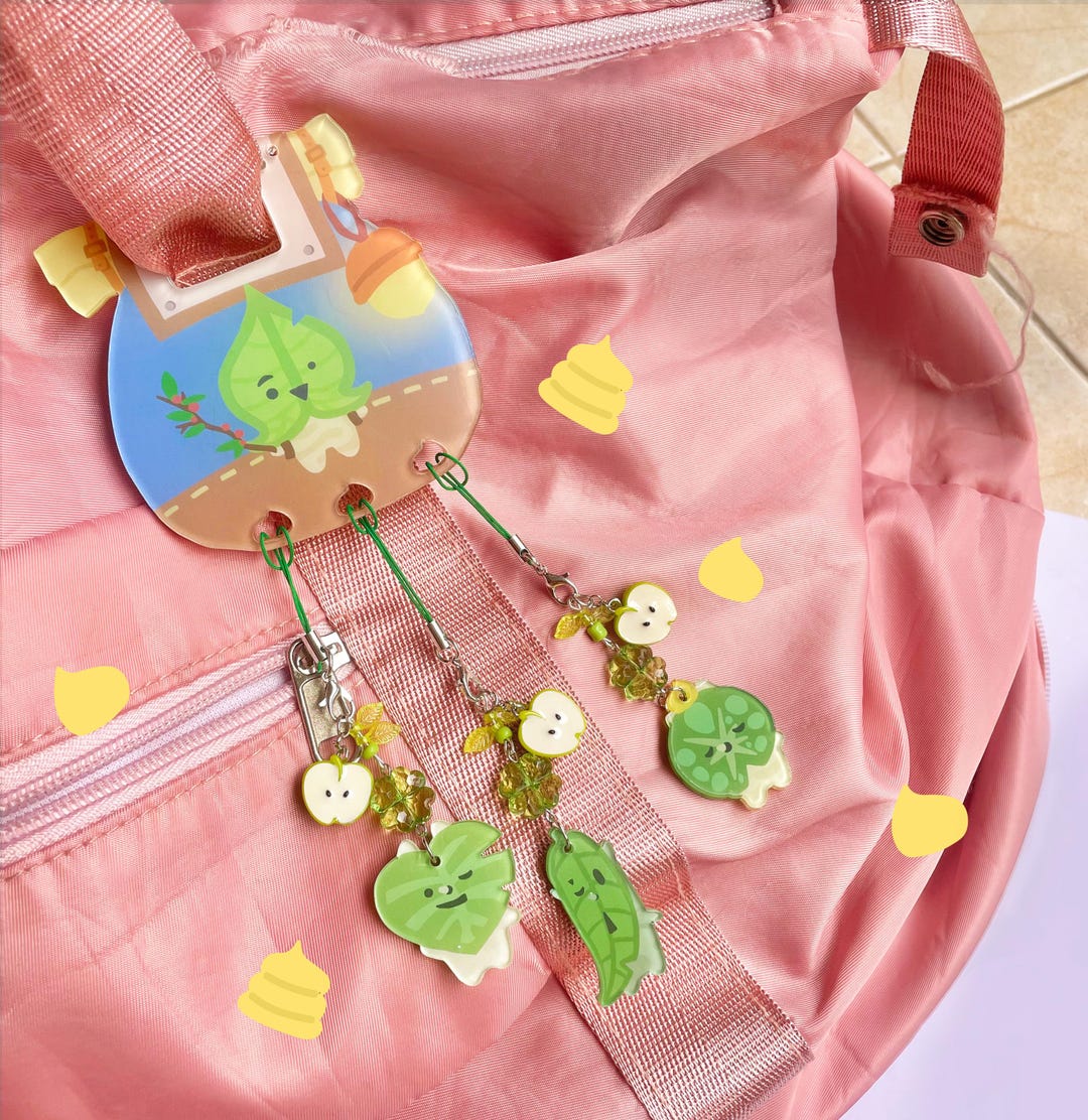 The Legend of Zelda Korok Backpack Acrylic Charm Keychain