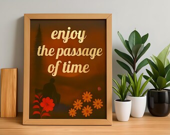 Meaningful Digital Wall Art - Warm sunset