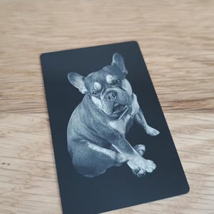 Tarjetas fotográficas personalizadas de aluminio duradero personalizadas