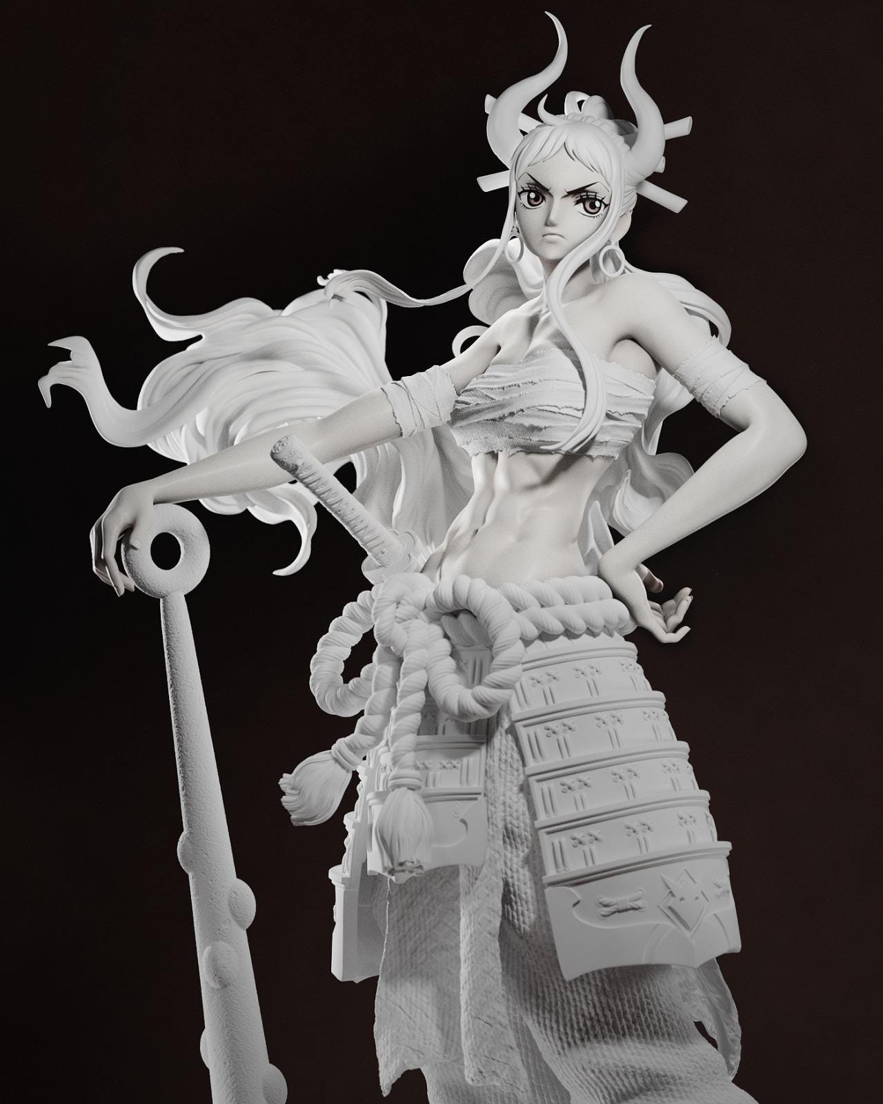ワンピース　大和　ヤマト 3D 装飾画　限定 Yamato one piece stl 3d - Etsy 日本