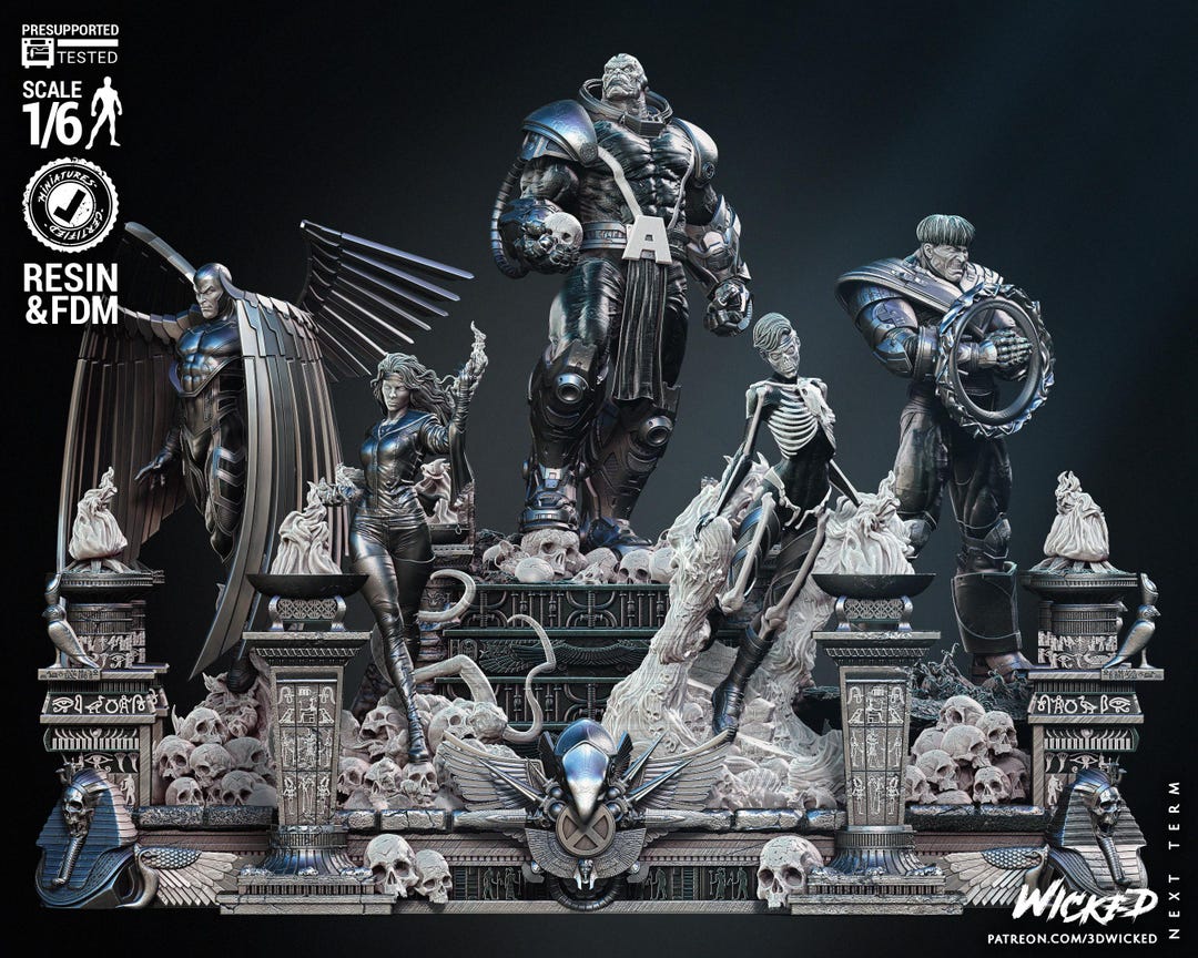 Apocalypse X-men High Quality STL File, 3D Digital Printing STL File ...