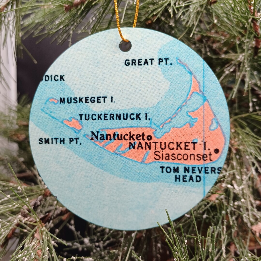 Nantucket Ornament Nantucket Gift Nantucket Christmas Etsy