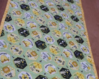 Bee Handmade Table Runner Honey Pots Kitchen Home Decor Bee Decor