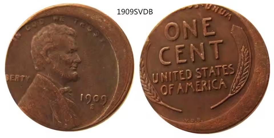 2701.　希少　？　1909年　アメリカ　リンカーン　1セント　VDB 2701. 希少 ？ 1909年 アメリカ リンカーン 1セント VDB 2701
