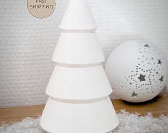 Stackable Christmas Tree Candle Holder: Modern Scandinavian Holiday Decoration